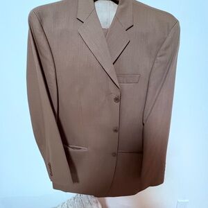 DKNYC Men's Tan Suit Jacket